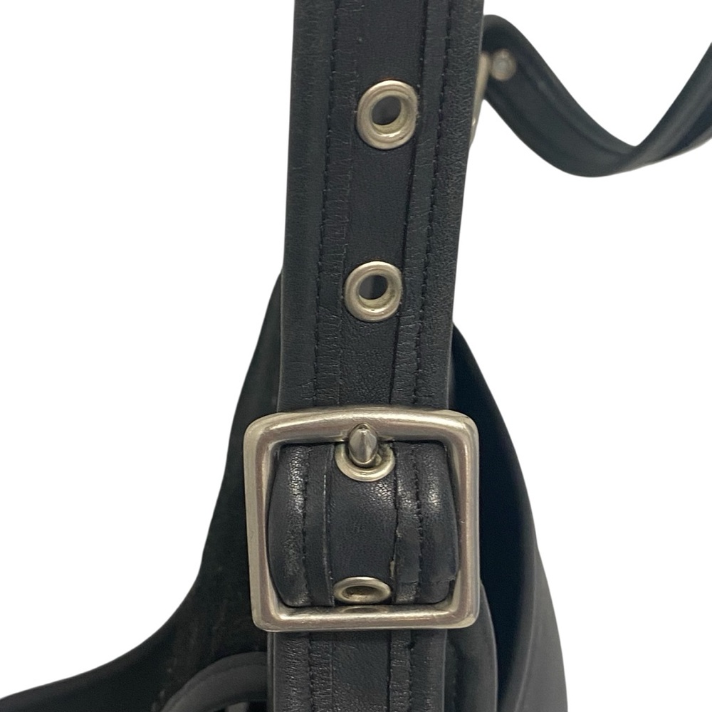 Coach Vintage Black Studio Flap Black Leather Crossbody - Excellent Condition - Picture 4 of 16